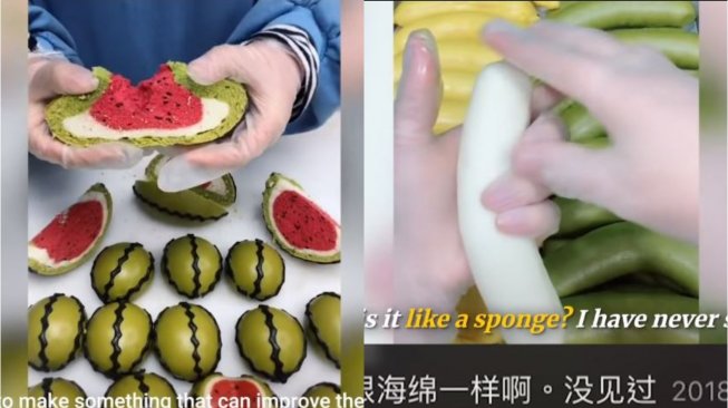 Bakpao mirip buah-buahan viral (youtube.com/South China Morning Post)