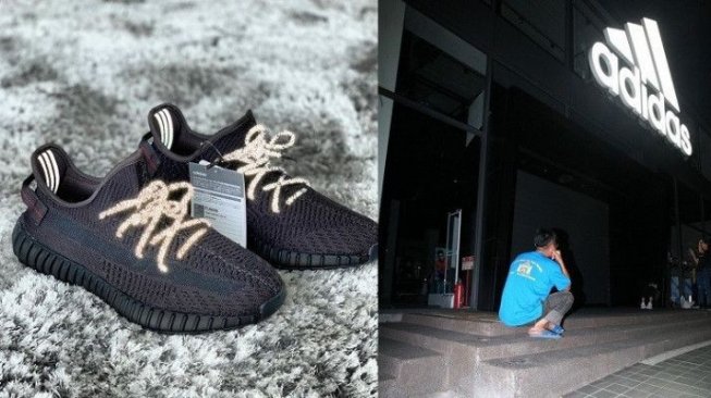 Demi Membelikan Sneakers Yeezy untuk Anaknya, Pria Ini Rela Antre 3 Hari
