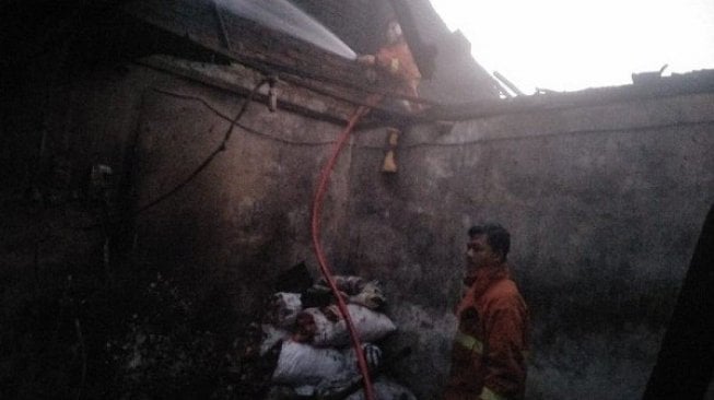 Pasar Gajah Demak Terbakar Gara-Gara Korsleting