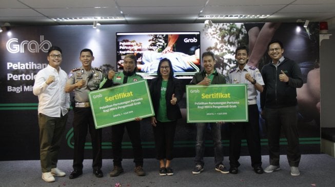 Driver Grab Kini Dibekali Pelatihan Pertolongan Pertama pada Kecelakaan