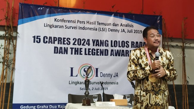 Ada 4 Kelompok Ideologi, Denny JA Prediksi Pilpres 2024 Lebih Berat