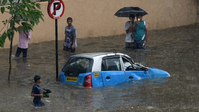 Jutaan Orang Terancam Kekurangan Air dan Makanan Akibat Banjir India