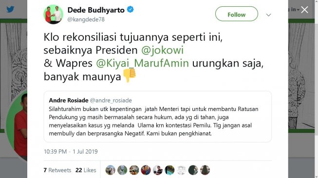 Cutan Dede Budhyarto - (Twitter/@kangdede78)