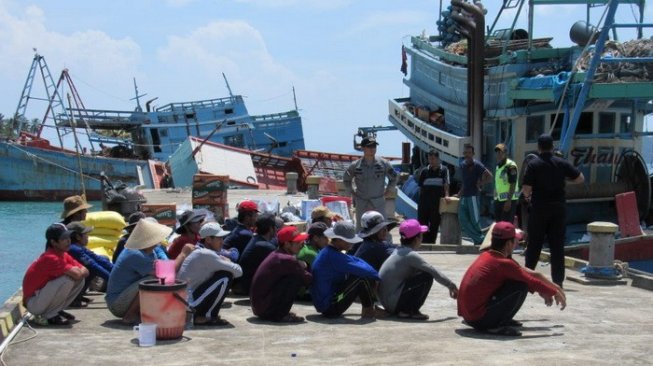 Penyidik KKP Dalami Kasus Kapal Ilegal Vietnam yang Ditangkap Bakamla