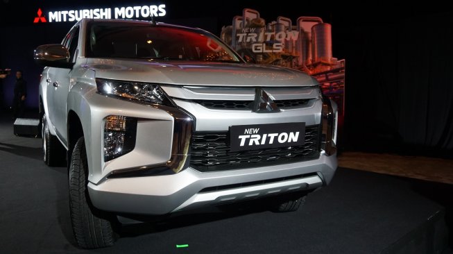 Mitsubishi New Triton diluncurkan di Jakarta, Selasa (2/6/2019). [Suara.com/Manuel Jeghesta Nainggolan]
