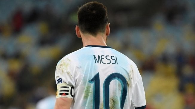 Penyerang andalan sekaligus kapten Timnas Argentina, Lionel Messi, tampil di Copa America 2019. [Shutterstock]