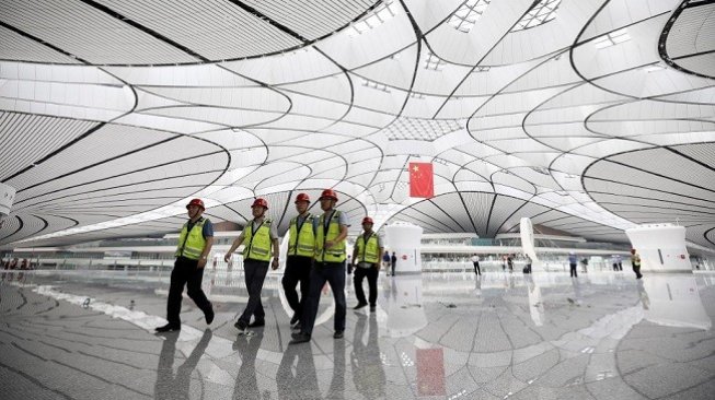 Terbesar di Dunia, Bandara Daxing di China Segera Beroperasi 1 Oktober