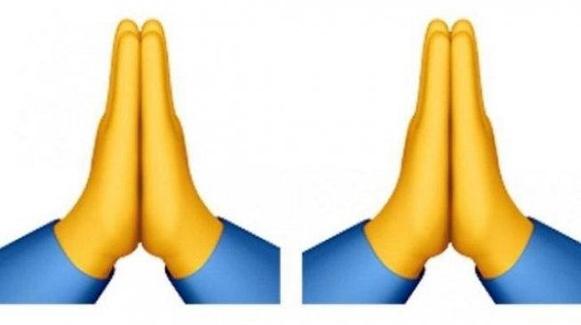 Masih Menjadi Misteri, Ini Emoji High Five, Maaf, atau Berdoa?