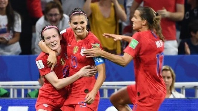 Tekuk Inggris, Amerika Serikat ke Final Piala Dunia Wanita