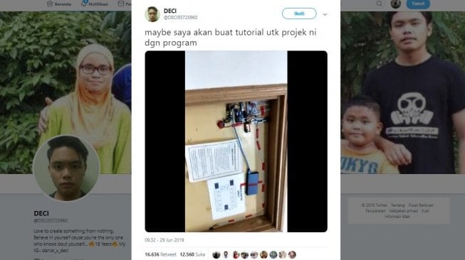 Aksi warganet yang kreatif menciptakan sistem pintu sendiri. [Twitter]