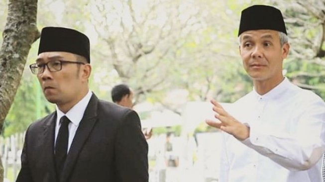 Gubernur Jabar Ridwan Kamil dan Gubernur Jateng Ganjar Pranowo (Instagram/ @ridwankamil)