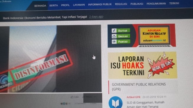 Website Kominfo. [Kominfo]