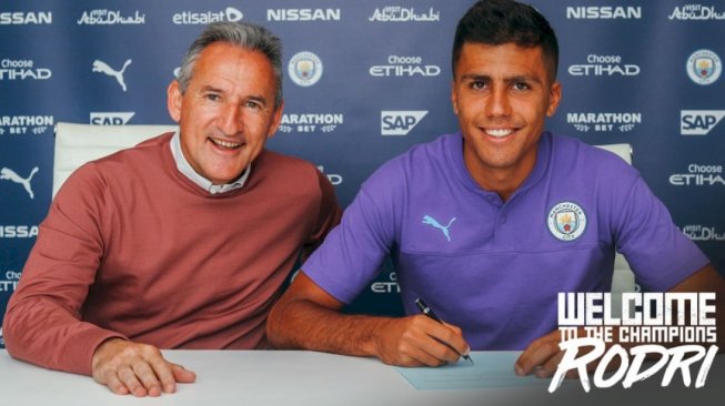 Resmi Tinggalkan Atletico, Rodri Jadi Pembelian Termahal Manchester City