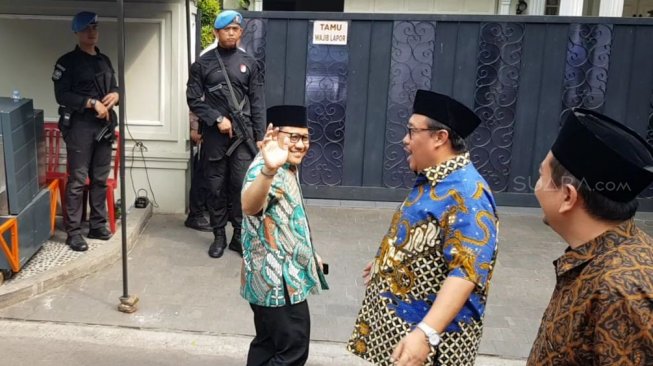 Ketua Umum Partai Kebangkitan Bangsa (PKB) Muhaimin Iskandar. (Suara.com/Ria Rizki)