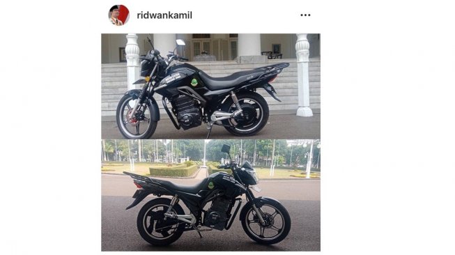 Begini penampakan motor kantor Gubernur Jabar Ridwal Kamil [Instagram: ridwankamil].