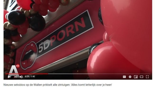 Bioskop Porno 5D di Amsterdam (YouTube/AT5)