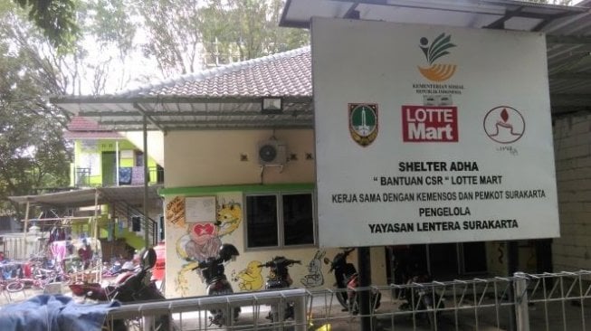 Shelter Adha di Kota Solo. [Suara.com/Ari Purnomo]