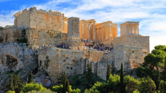 Situs Akropolis di Yunani (Pixabay/edibejko)