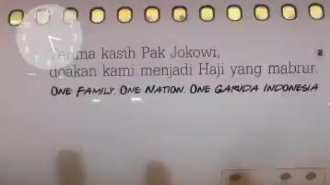 Komentari Tulisan Jokowi di Pesawat Garuda, Admin Partai Gerindra Di-bully