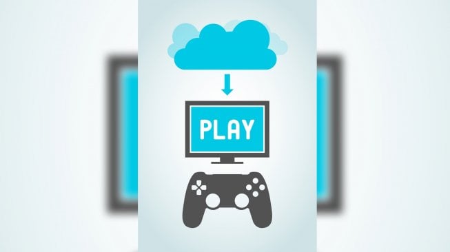 Ilustrasi cloud gaming. [Shutterstock]