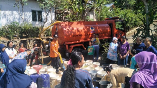 Hingga Agustus, BPBD Banyumas Distribusikan 727 Tangki Air Bersih