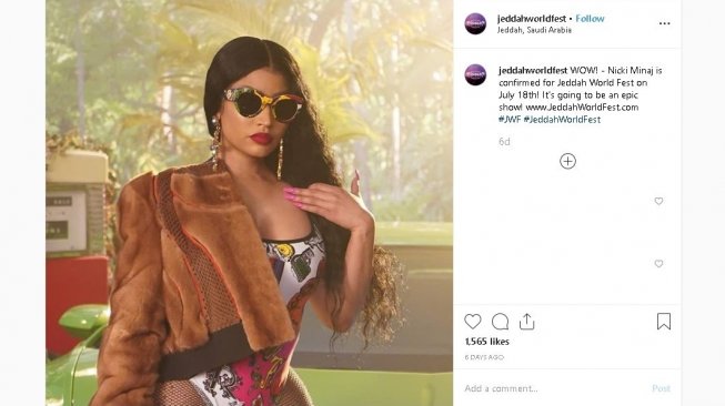 Base Jam Dibubarkan di Aceh, PCINU AS: Nicki Minaj Konser di Arab Saudi