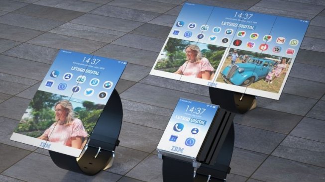 Smartwatch IBM. [Letsgodigital]