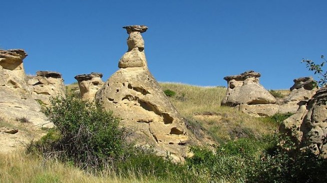 Terbentuk Jutaan Tahun Lalu, Pesona Situs Purba Writing on Stone di Kanada