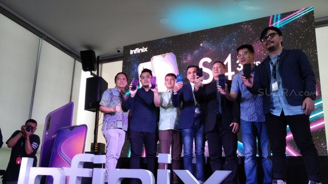 Peluncuran Infinix 4 di Jakarta, Selasa (9/7/2019). [Suara.com/Tivan Rahmat]