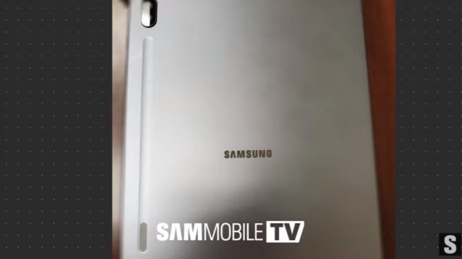 Bocoran Samsung Galaxy Tab S6. [YouTube/@SamMobile]