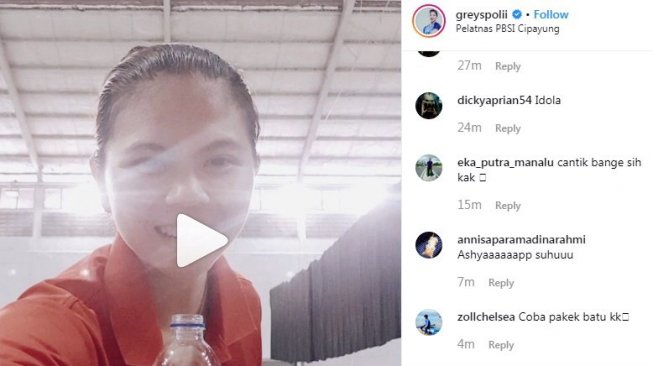 Greysia Polii Taklukan Tantangan Bottle Cap Challenge, Warganet: Gokil