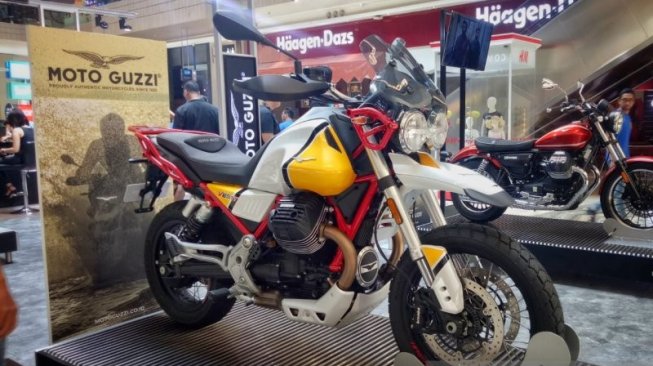 Moto Guzzi V85TT Tiba di Jakarta, Harganya Setara Rumah