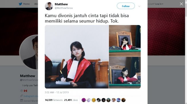 Hakim imut viral - (Twitter/@MathhewTanoe)