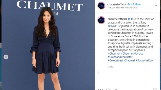 Song Hye Kyo. (Instagram/@chaumetofficial)