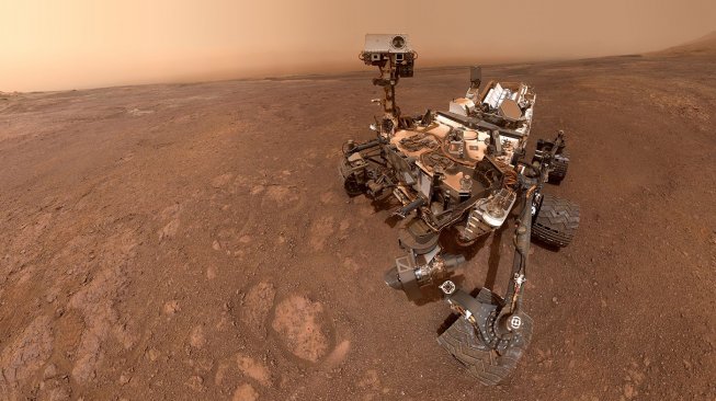 Curiosity, kendaraan robot milik NASA. [NASA]  