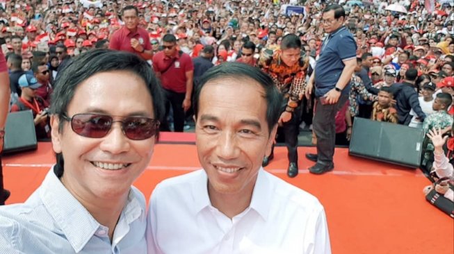 Ngaku Belajar Akhlak dari Jokowi, Addie MS: Aku Bersamamu