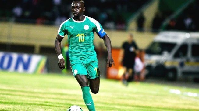 Kapten Timnas Senegal, Sadio Mane, (Twitter/@senegalfootball).