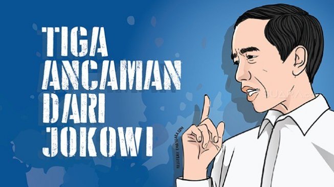 INFOGRAFIS: Jadi Presiden Lagi, Jokowi Pidato Tebar 3 Ancaman