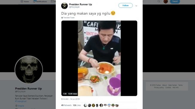 Seolah Mati Rasa, Video Makan Sambal Ini Bikin Mules