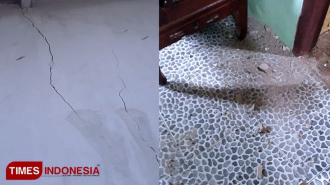 Gempa Bali Terasa Kuat di Banyuwangi, Tembok Rumah Warga Retak