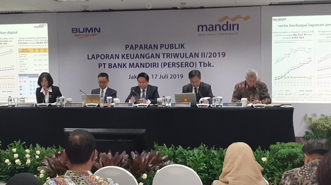 Sepanjang Paruh Tahun 2019, Bank Mandiri Raup Laba Rp 13,5 Triliun