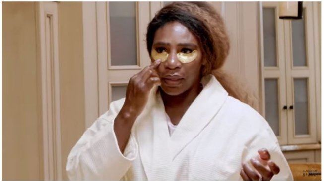 Rutinitas sebelum tidur Serena Williams. (Youtube/Harper's Bazaar)