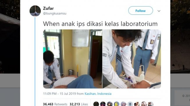 Nggak Kepikiran, Begini Kelakuan Anak IPS Ketika Gunakan Laboratorium