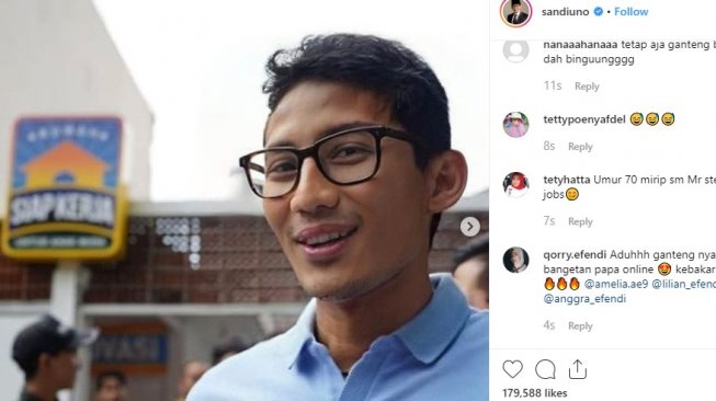 Sandiaga 21 Tahun. (Instagram)