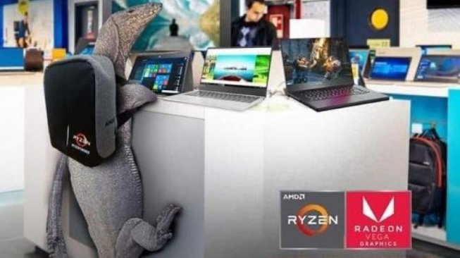 Makin Terkenal, Biawak Ini Sekarang Jadi Bintang Iklan Laptop