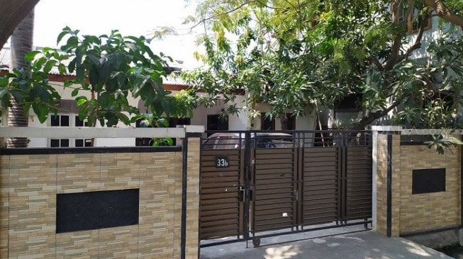 Rumah Asteria Fitriani, tersangka kasus ujara kebencian ke Jokowi. (Suara.com/Tio)