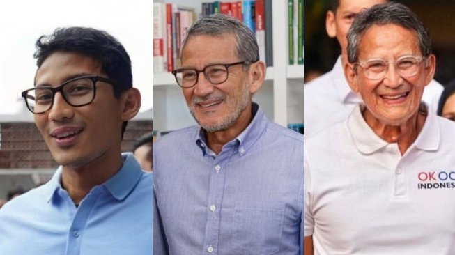 Sandiaga Uno ikut age challenge - (Instagram/@sandiuno)