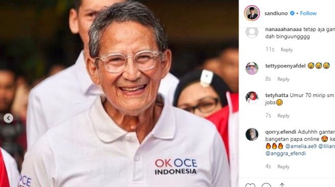 Begini Cara Sandiaga Menghibur Diri Usai Kalah di Pilpres