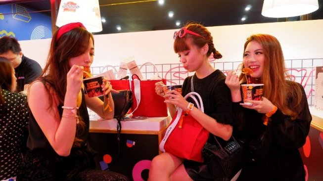 Hadirkan Korean Spicy Chicken, Mie Sedaap Ikut Pedaskan Rasa di WTF 2019