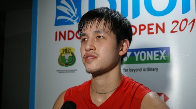 Wong Wing Ki Vincent salah satu andalan Hong Kong dalam Indonesia Open 2019 [Suara.com/Arief Apriadi].
